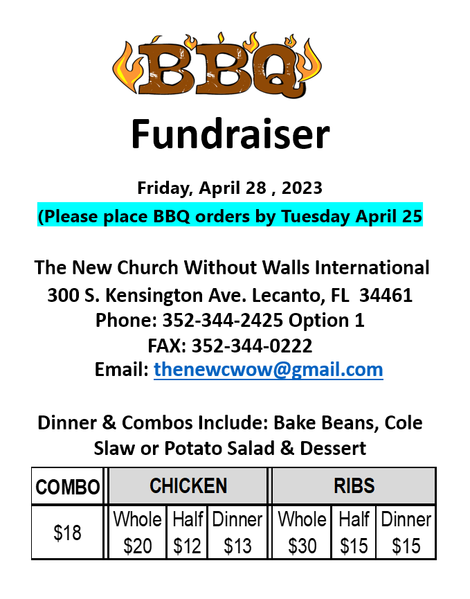 BBQ Fundraiser - Order Today!